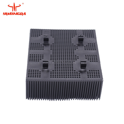 PN 92911001 ऑटो कटर पार्ट्स 1.6" ब्लैक स्क्वायर फुट ब्रिसल