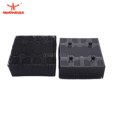 PN 92911001 ऑटो कटर पार्ट्स 1.6" ब्लैक स्क्वायर फुट ब्रिसल
